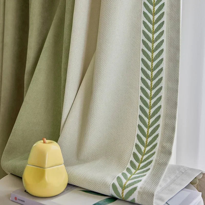 Minimalist Curtains | Ivy Window Drapes for Bedroom