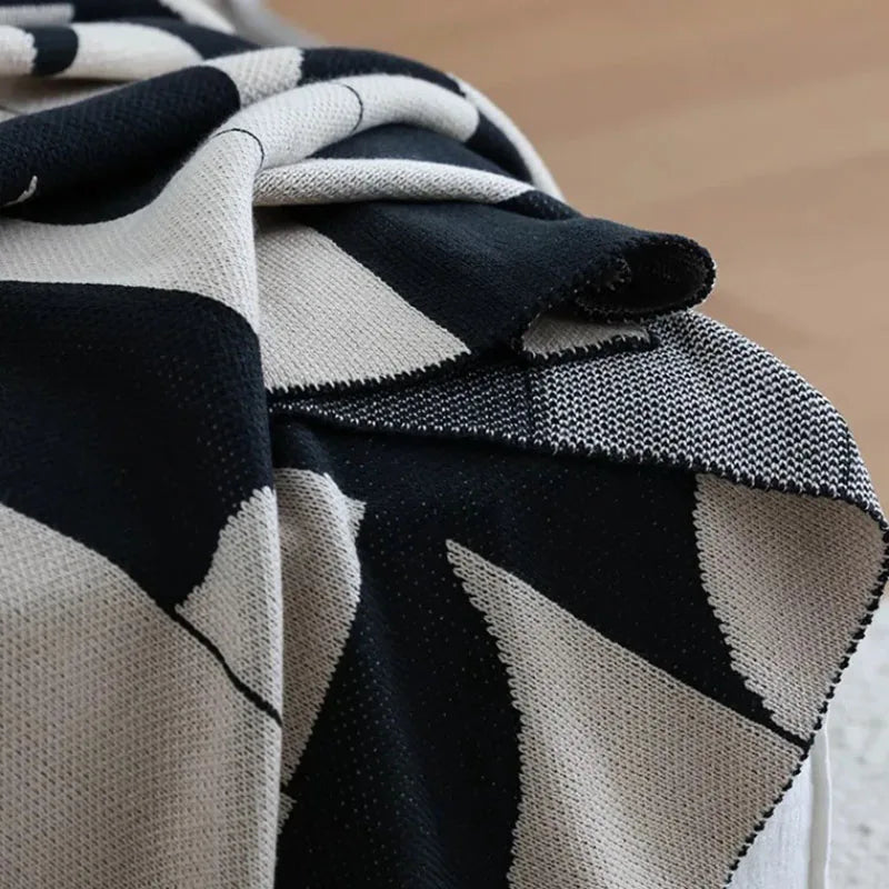 Modern Blanket | Weir Cozy Throw for Office