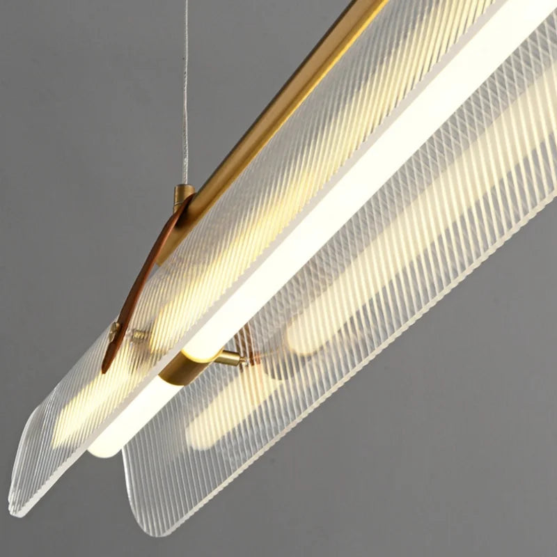 Minimalist Pendant Light | Spring Hanging Lamp for Dining Room
