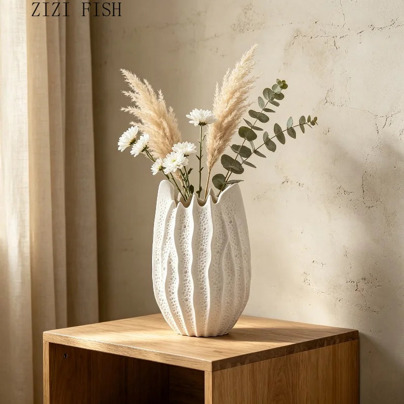 Minimalist Ceramic Planter | Mere Plant Pot for Living Room