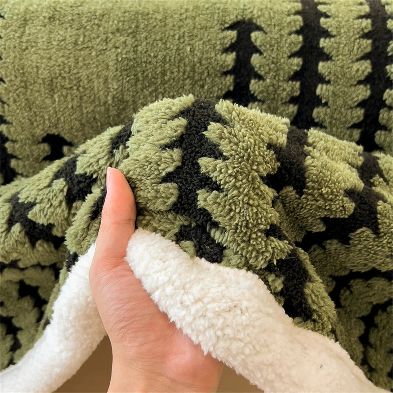 Modern Flannel Blanket | Noup Cozy Throw