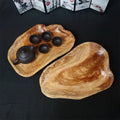 Modern Wood Serving Tray | Braan Decorative Tray for Kitchen