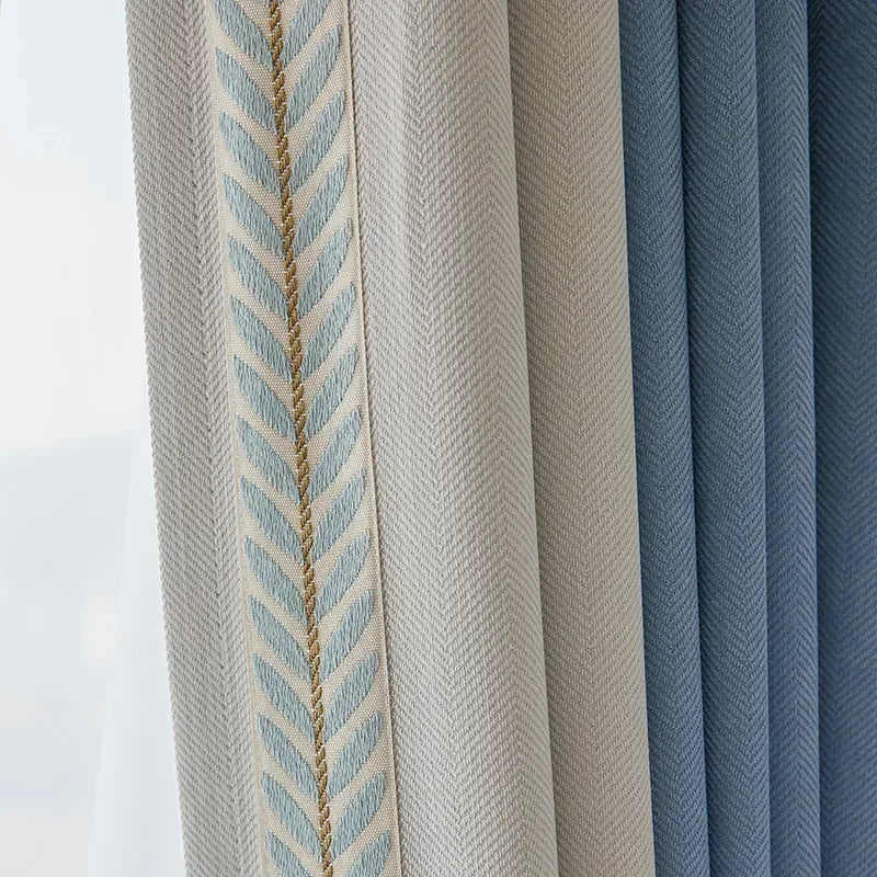 Minimalist Curtains | Ivy Window Drapes for Bedroom