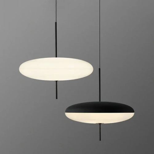 Minimalist Pendant Light | Slate Hanging Lamp for Living Room