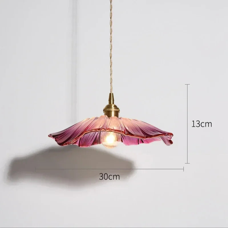 Modern Glass Pendant Light | Kelda Hanging Lamp for Living Room