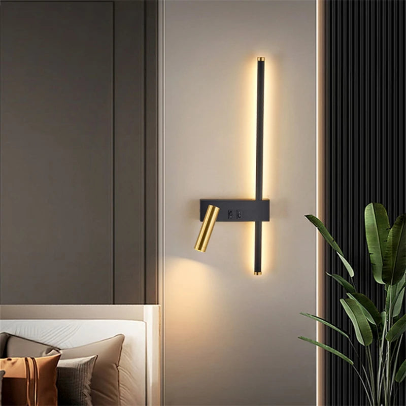 Minimalist Wall Light | Melby Wall Mounted Lamp for Living Room