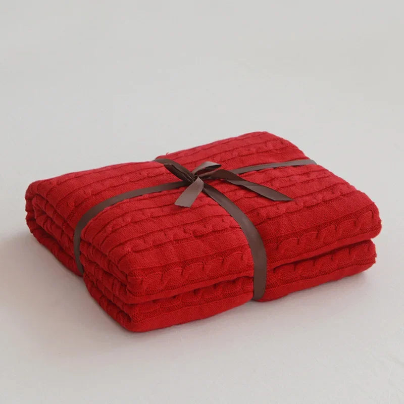 Modern Cotton Blanket | Arden Cozy Throw