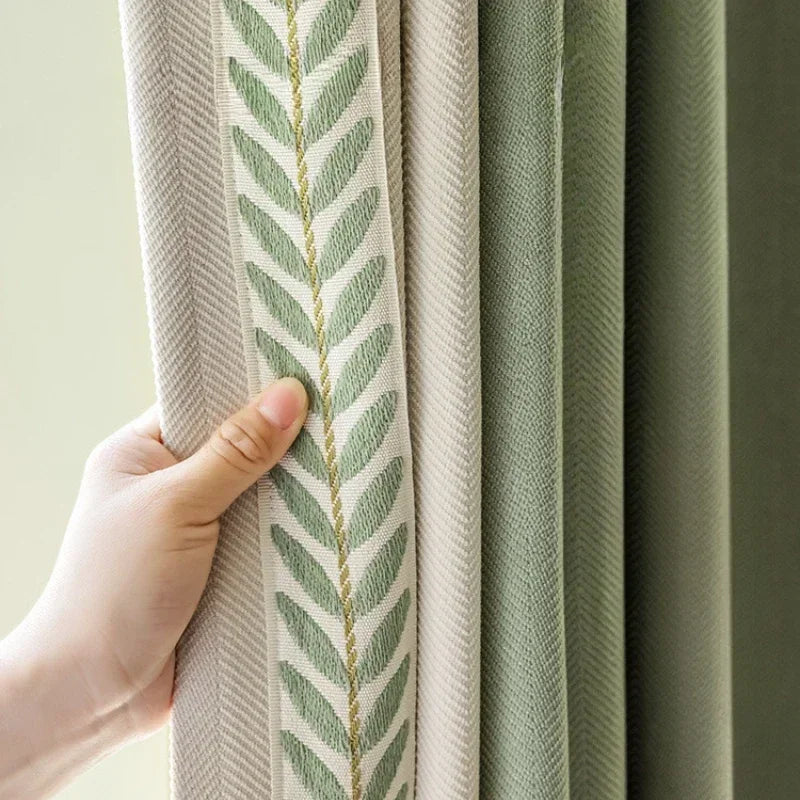 Minimalist Curtains | Ivy Window Drapes for Bedroom