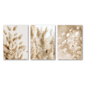 Modern Canvas Wall Art | Broom Set of 3 for Living Room