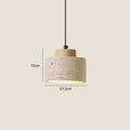 Modern Stone Chandelier | Jura Hanging Ceiling Light for Bedroom