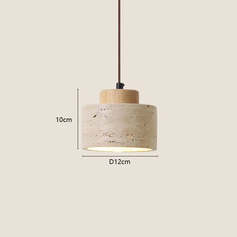 Modern Stone Chandelier | Jura Hanging Ceiling Light for Bedroom