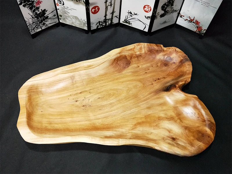 Modern Wood Serving Tray | Braan Decorative Tray for Kitchen