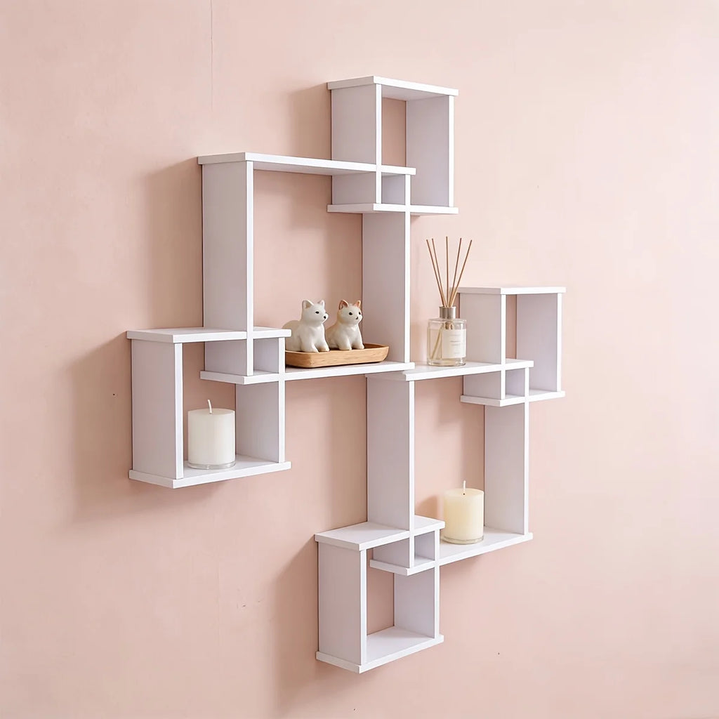 Modern Floating Wall Shelf | Siskin Display Shelf for Living Room