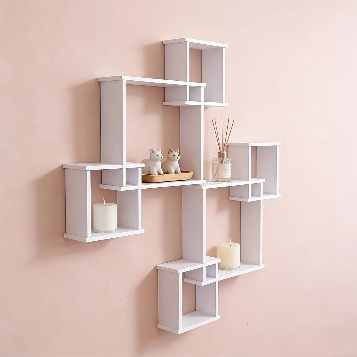 Modern Floating Wall Shelf | Siskin Display Shelf for Living Room