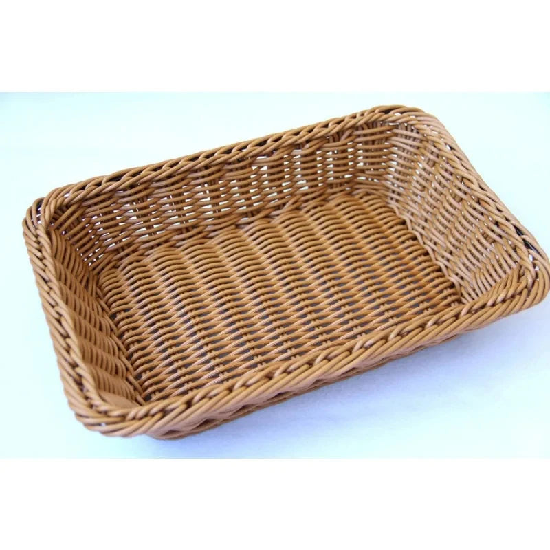 Modern Rattan Basket | Hale Woven Storage for Kitchen
