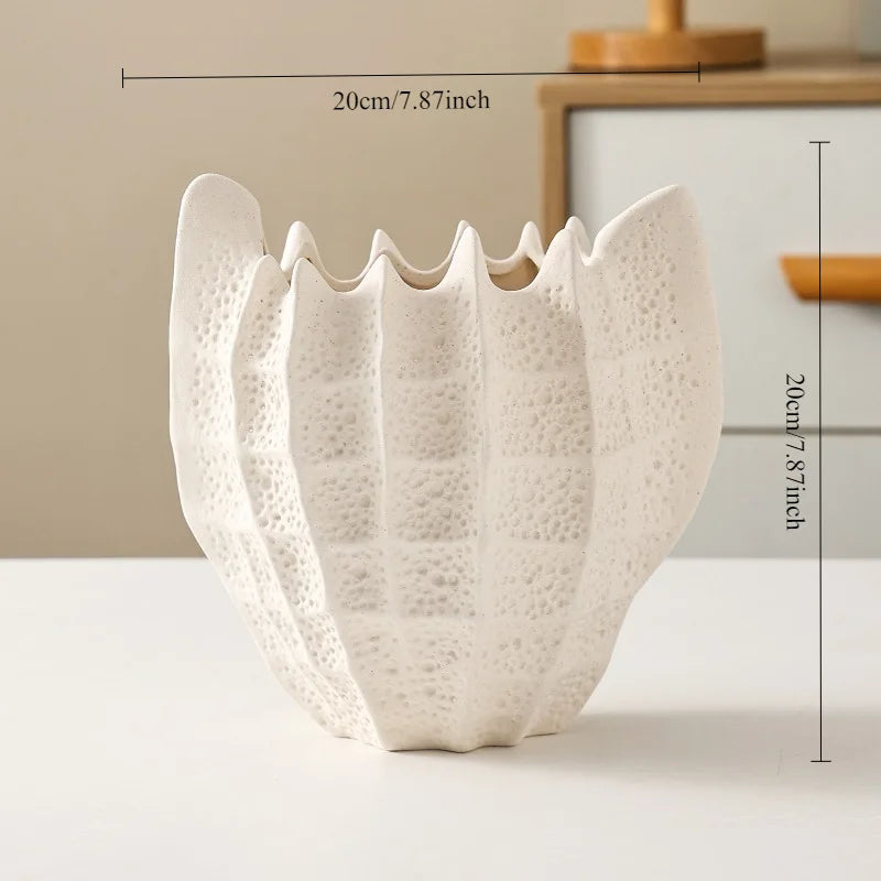Minimalist Ceramic Planter | Mere Plant Pot for Living Room