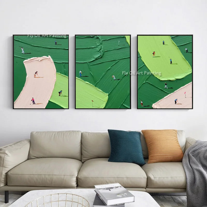 Modern Canvas Wall Decor | Corva Beige