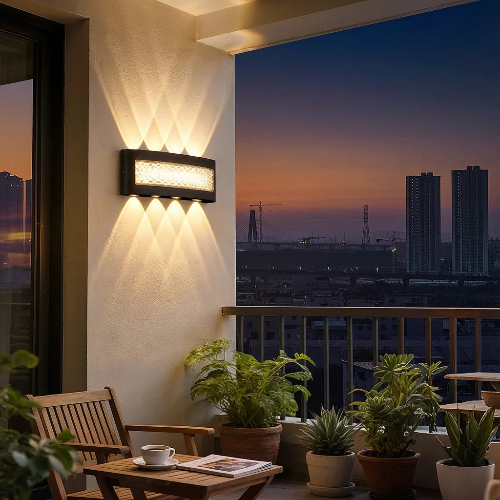 Modern Aluminum Wall Sconce | Cairn Wall Light Fixture for Bedroom