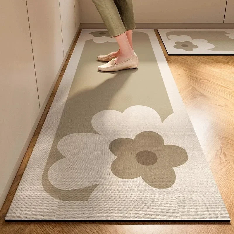 Modern Floor Mat | Ripple Non-Slip Mat for Kitchen