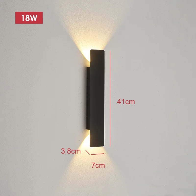 Modern Aluminum Wall Sconce | Olive Wall Light Fixture
