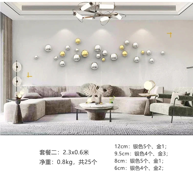 Modern Resin Wall Decor | Strand for Living Room