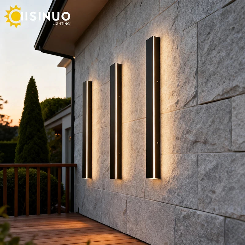Modern Aluminum Wall Sconce | Quay Wall Light Fixture for Porch