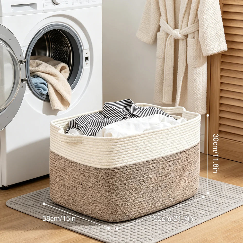 Modern Storage Basket | Foam Woven Organizer