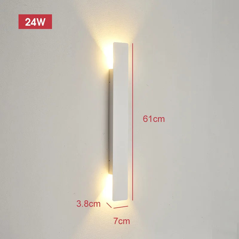 Modern Aluminum Wall Sconce | Olive Wall Light Fixture