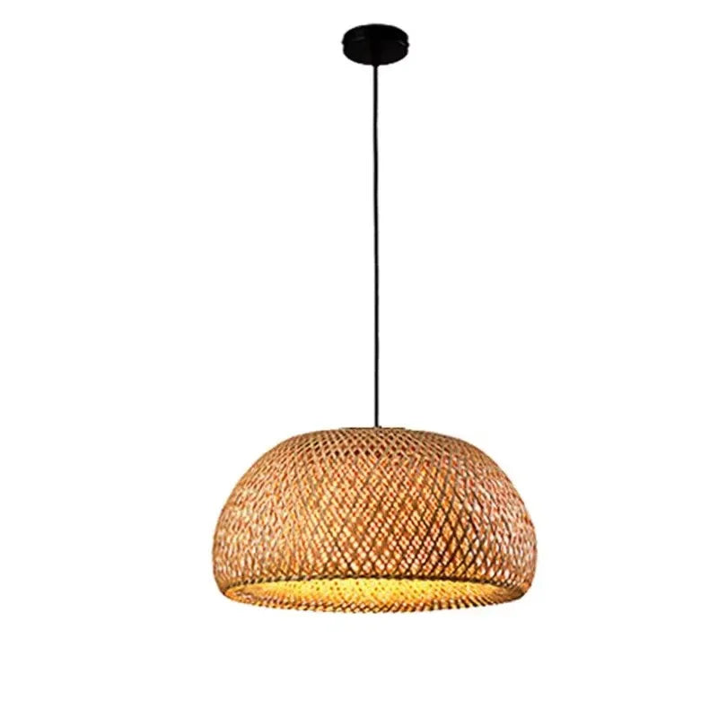 Modern Rattan Chandelier | Dornoch Hanging Ceiling Light