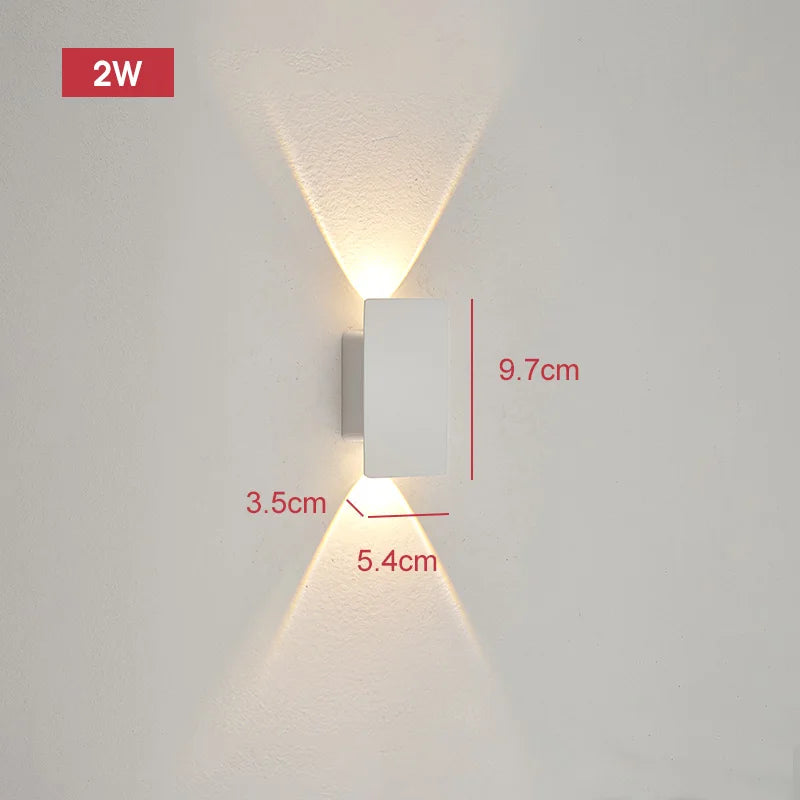 Modern Aluminum Wall Sconce | Olive Wall Light Fixture