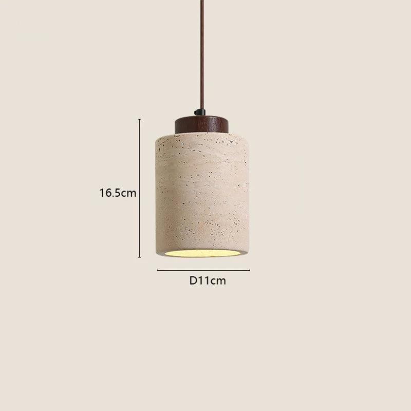 Modern Stone Chandelier | Jura Hanging Ceiling Light for Bedroom