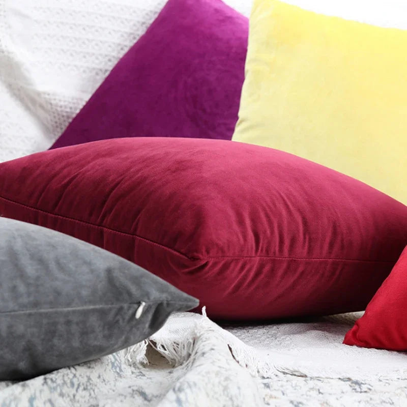 Modern Velvet Cushion Cover | Eyre Throw Pillow Cover for Living Room