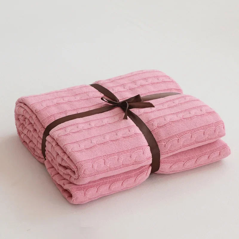 Modern Cotton Blanket | Arden Cozy Throw