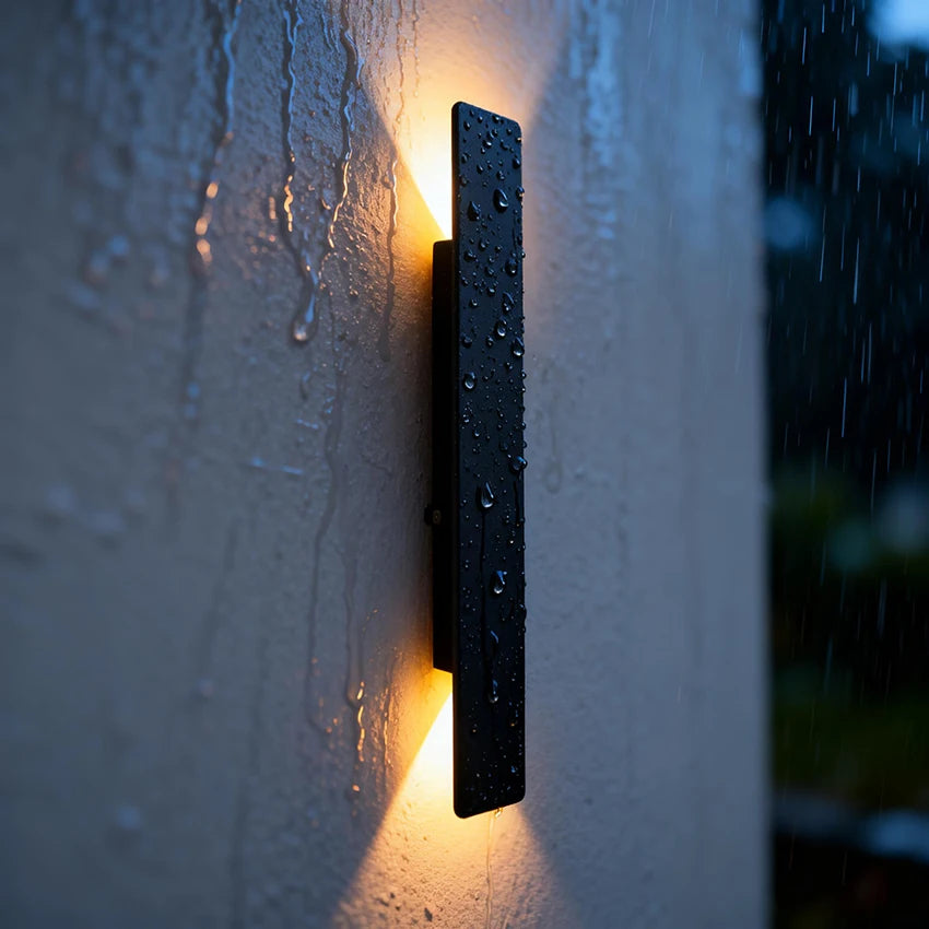 Modern Aluminum Wall Light | Thistle Wall Mounted Lamp for Porch