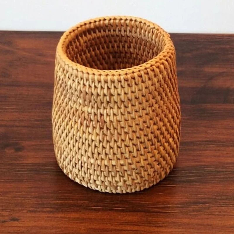 Modern Rattan Basket | Howe Woven Storage