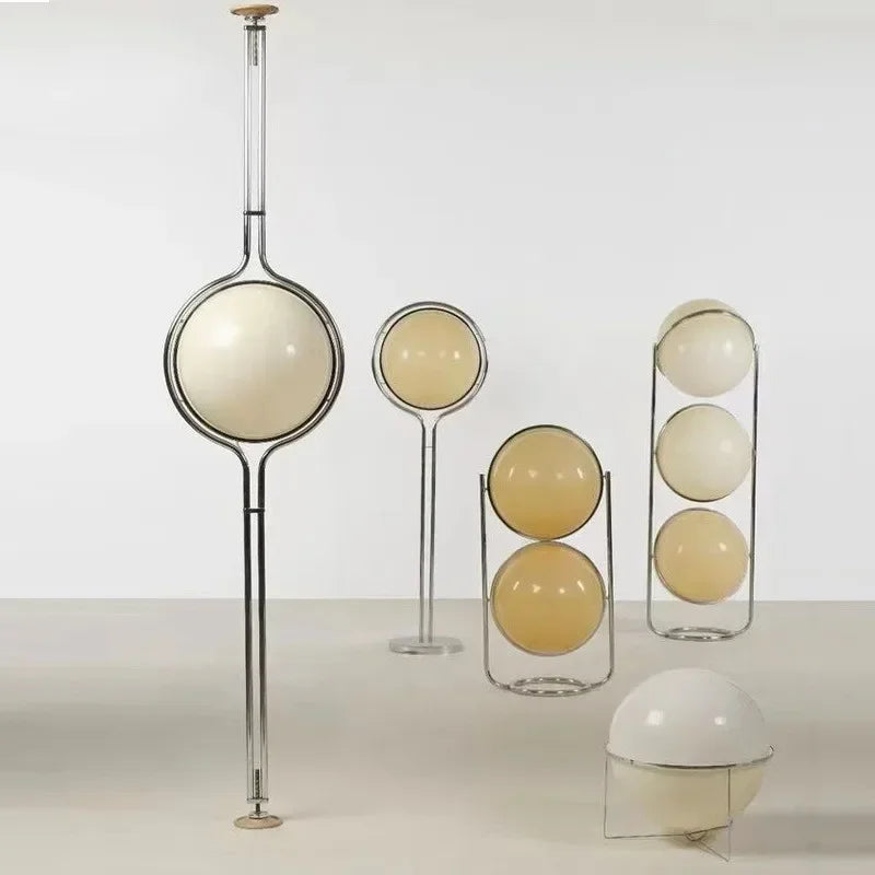 Modern Chrome Floor Lamp | Glint Standing Light for Living Room