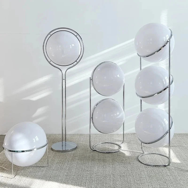 Modern Chrome Floor Lamp | Glint Standing Light for Living Room