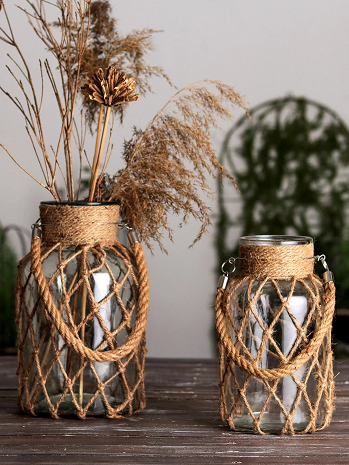 Modern Glass Vase | Grit Flower Vase for Living Room