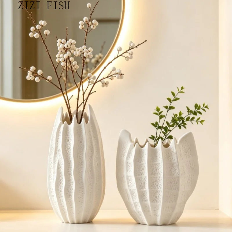 Minimalist Ceramic Planter | Mere Plant Pot for Living Room