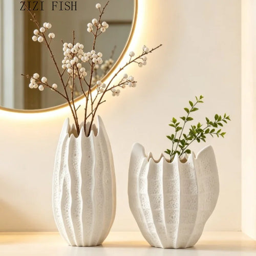 Minimalist Ceramic Planter | Mere Plant Pot for Living Room