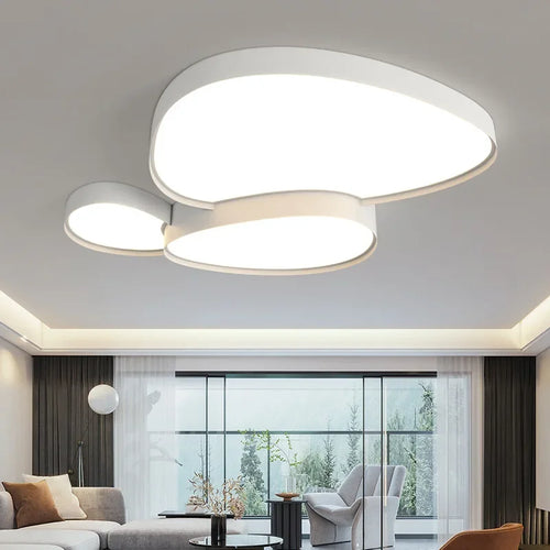 Minimalist Ceiling Light | Reed Flush Ceiling Lamp for Bedroom