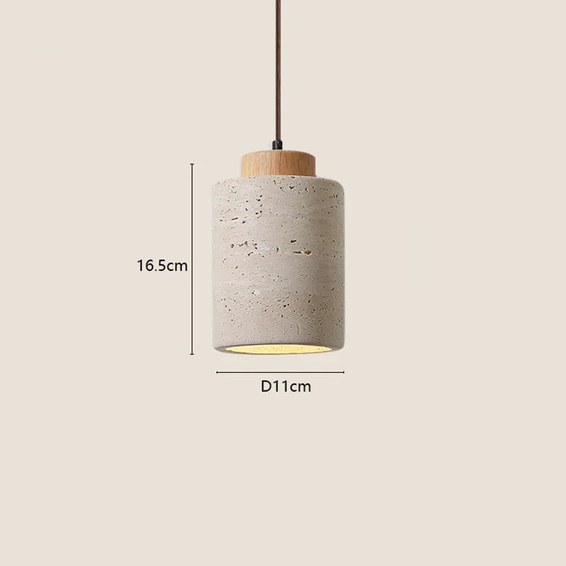 Modern Stone Chandelier | Jura Hanging Ceiling Light for Bedroom