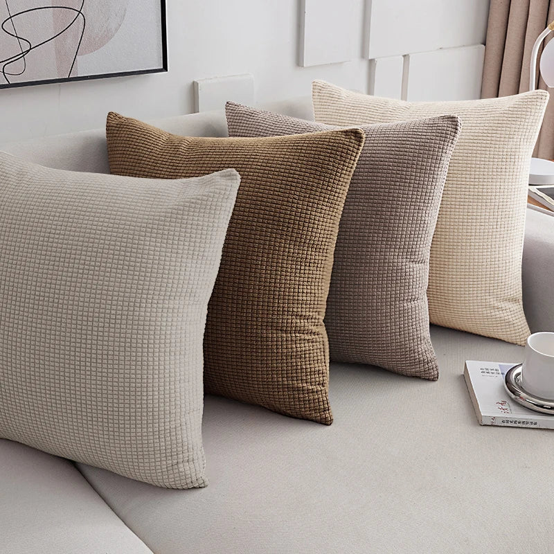 Modern Pillow Cover | Chalk Cushion Case for Office