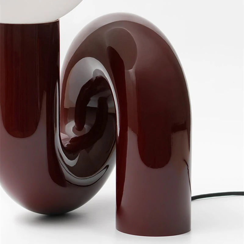 Minimalist Glass Desk Lamp | Squall Reading Light for Bedroom