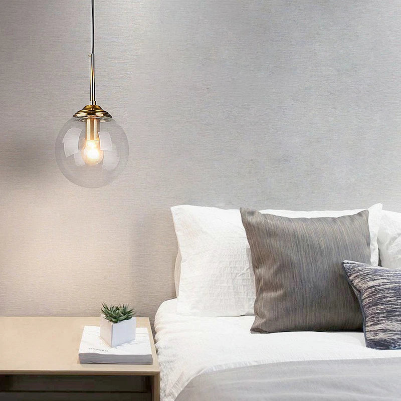 Minimalist Glass Chandelier | Pipit Hanging Ceiling Light
