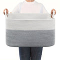Modern Cotton Storage Basket | Lewis Woven Organizer