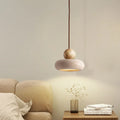 Modern Stone Pendant Light | Hollin Hanging Lamp for Bedroom