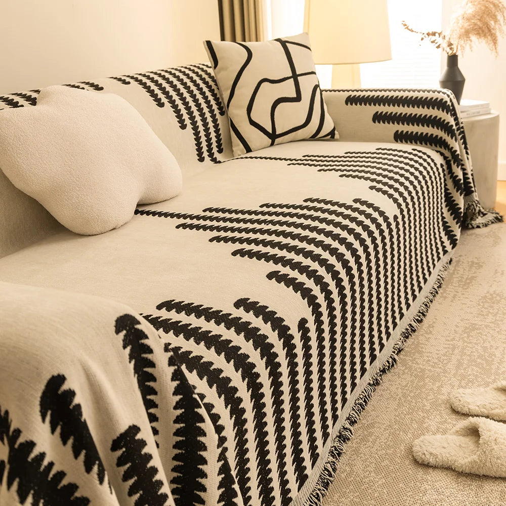 Modern Throw Blanket | Eden Sofa Throw for Living Room