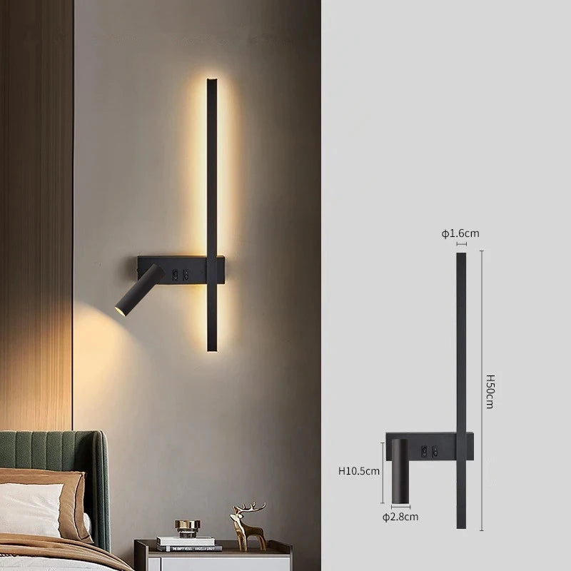 Minimalist Wall Light | Melby Wall Mounted Lamp for Living Room