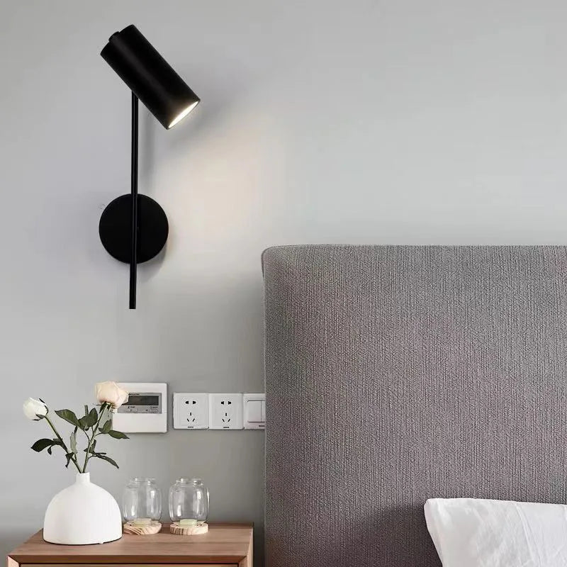 Modern Iron Wall Sconce | Alder Wall Light Fixture for Bedroom
